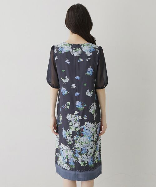 SunaUna / スーナウーナ ロング・マキシ丈ワンピース | 【co creation and yours／SS～L】多色花柄プリント五分袖ワンピース | 詳細16