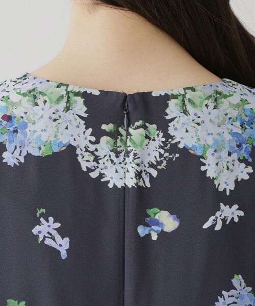 SunaUna / スーナウーナ ロング・マキシ丈ワンピース | 【co creation and yours／SS～L】多色花柄プリント五分袖ワンピース | 詳細18