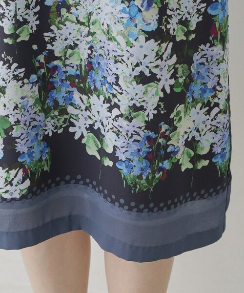 SunaUna / スーナウーナ ロング・マキシ丈ワンピース | 【co creation and yours／SS～L】多色花柄プリント五分袖ワンピース | 詳細20