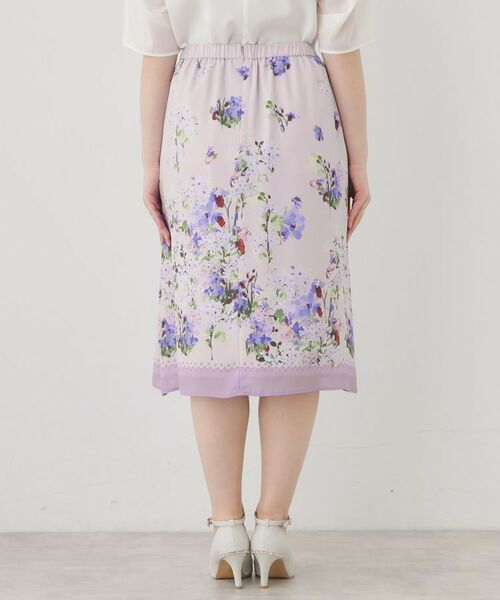 SunaUna / スーナウーナ ミニ・ひざ丈スカート | 【co creation and yours/SS~L】多色花柄プリントスカート | 詳細12