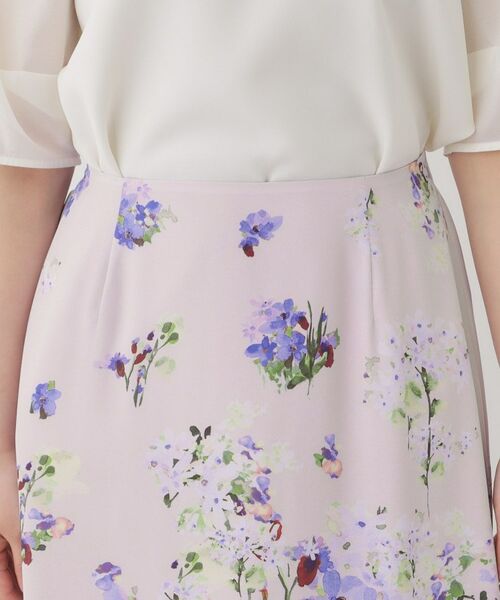 SunaUna / スーナウーナ ミニ・ひざ丈スカート | 【co creation and yours/SS~L】多色花柄プリントスカート | 詳細13