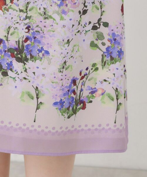 SunaUna / スーナウーナ ミニ・ひざ丈スカート | 【co creation and yours/SS~L】多色花柄プリントスカート | 詳細15
