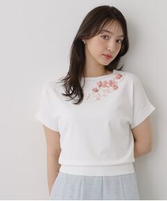 SunaUna / スーナウーナ ニット・セーター | 【SS～Lサイズ展開／スパンコール・ビジュー・刺繍】クラフトニット