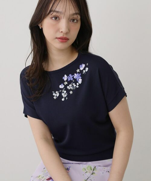 SunaUna / スーナウーナ ニット・セーター | 【SS～Lサイズ展開／スパンコール・ビジュー・刺繍】クラフトニット | 詳細14