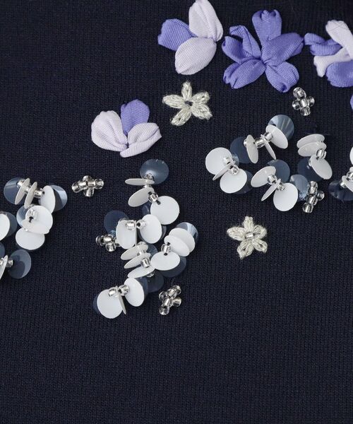 SunaUna / スーナウーナ ニット・セーター | 【SS～Lサイズ展開／スパンコール・ビジュー・刺繍】クラフトニット | 詳細19