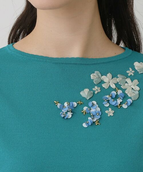 SunaUna / スーナウーナ ニット・セーター | 【SS～Lサイズ展開／スパンコール・ビジュー・刺繍】クラフトニット | 詳細23