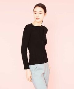 Sybilla / シビラ ニット・セーター | ドットアイレットニットカーディガン