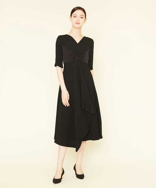 【セール】 ドレープパターンロングドレス （ドレス）｜Sybilla / シビラ ファッション通販 タカシマヤファッションスクエア