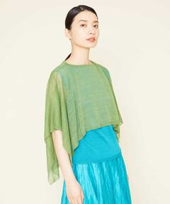 Sybilla / シビラ ニット・セーター | バイカラードレープニット