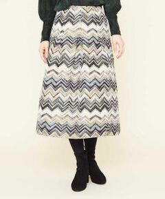 Sybilla / シビラ ロング・マキシ丈スカート | アートジャカードタックスカート