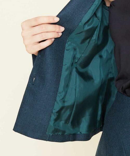 新品JNBY　デザインが他にないきれいなカシュクールタイプのウールジャケット