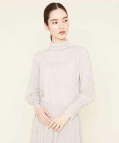 Sybilla / シビラ シャツ・ブラウス | ベルベットチュールギャザーブラウス