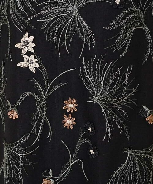 Sybilla / シビラ ドレス | ボタニカル刺繍チュールスリーブドレス | 詳細12