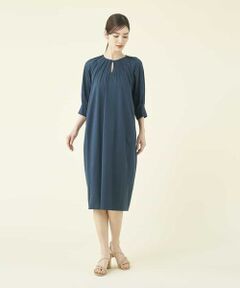 Sybilla / シビラ ロング・マキシ丈ワンピース | ピンタックコクーンワンピース