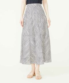 Sybilla / シビラ ロング・マキシ丈スカート | ジオメトリックストライプスカート
