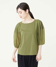 Sybilla / シビラ カットソー | シアーボリュームスリーブカットソー