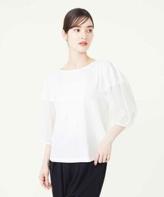 Sybilla / シビラ カットソー | シアーボリュームスリーブカットソー