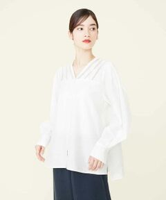 Sybilla / シビラ シャツ・ブラウス | 梯子レースボタンダウンブラウス