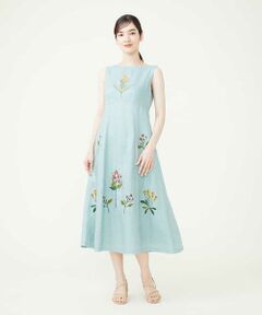 Sybilla / シビラ ロング・マキシ丈ワンピース | ボタニカル刺繍ドレス