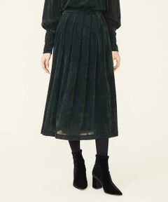 Sybilla / シビラ ロング・マキシ丈スカート | フロッキーチュールタックスカート