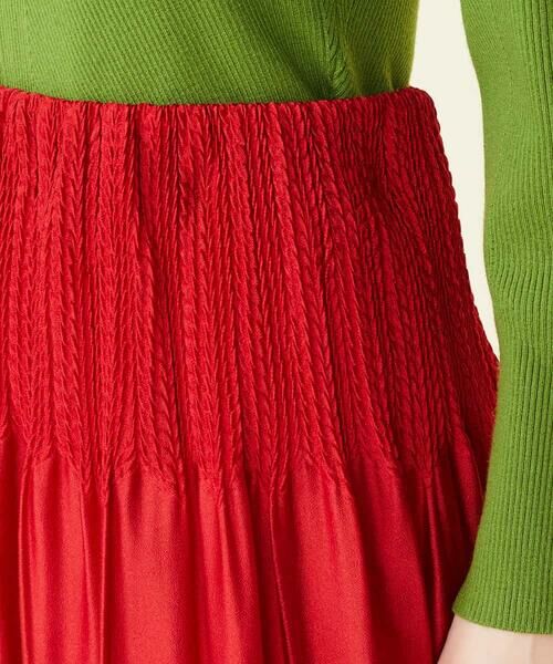 Sybilla / シビラ ミニ・ひざ丈スカート | ウエストシャーリングスカート（レングス標準75cm） | 詳細5