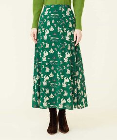 Sybilla / シビラ ロング・マキシ丈スカート | ナッツリーフプリントスカート