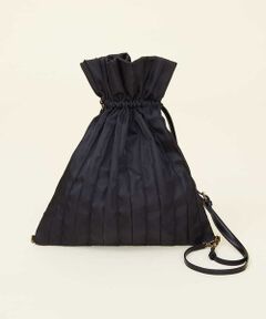 Sybilla / シビラ トートバッグ | ピンタックデザイン巾着バッグ