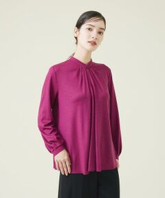 Sybilla / シビラ カットソー | バンドカラーウールカットソー