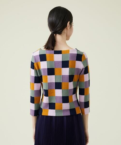 Sybilla / シビラ ニット・セーター | カラーブロックインターシャプルオーバー | 詳細4