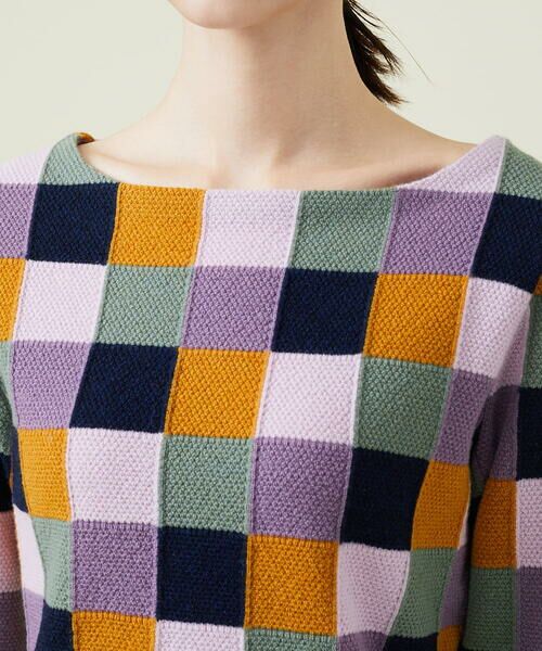 Sybilla / シビラ ニット・セーター | カラーブロックインターシャプルオーバー | 詳細5