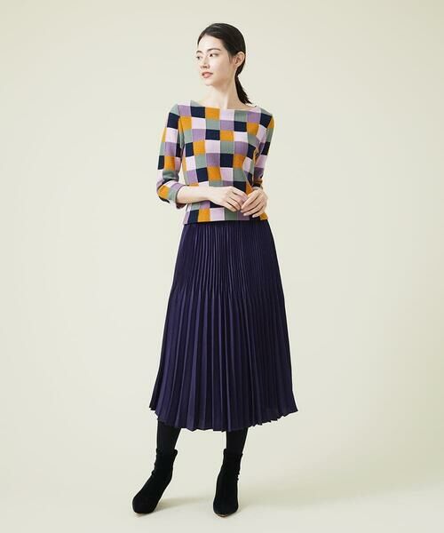 Sybilla / シビラ ニット・セーター | カラーブロックインターシャプルオーバー | 詳細9