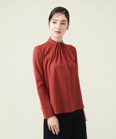 Sybilla / シビラ カットソー | タックデザインハイネックカットソー