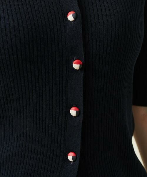 Sybilla / シビラ カーディガン・ボレロ | ビッグカラーリブカーディガン | 詳細15