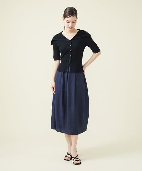 Sybilla / シビラ カーディガン・ボレロ | ビッグカラーリブカーディガン | 詳細16