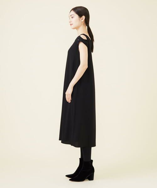 Sybilla / シビラ ドレス | 【blue&black】デコルテカットワークドレス | 詳細7