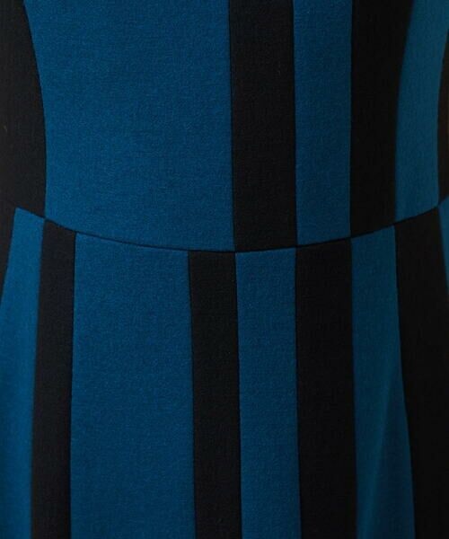 Sybilla / シビラ ドレス | 【blue&black】バイカラーパッチワークドレス | 詳細10