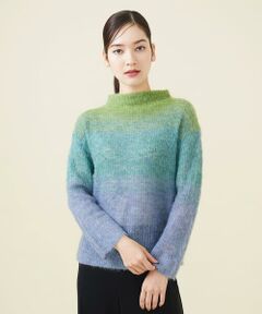 Sybilla / シビラ ニット・セーター | グラデーションボーダープルオーバー