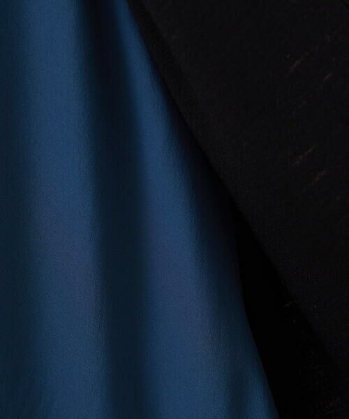 Sybilla / シビラ ロング・マキシ丈ワンピース | 【 blue&black】ストールデザインコンビネーションドレス | 詳細15