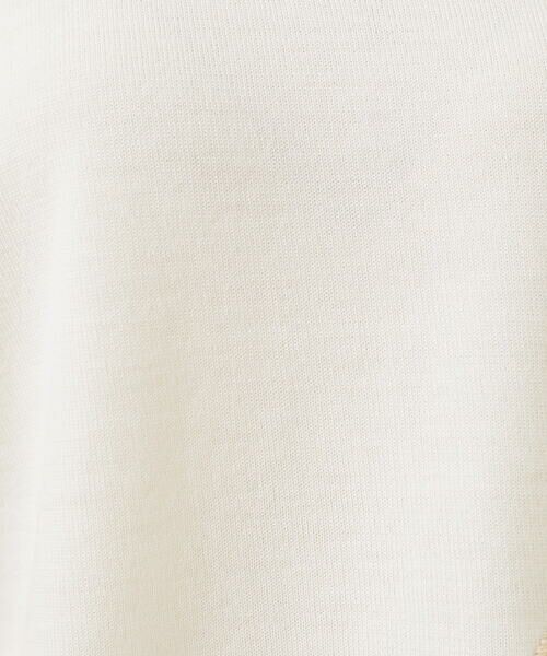 Sybilla / シビラ ニット・セーター | 【Pure】ホワイトフラワー刺繍プルオーバー | 詳細11