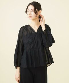 Sybilla / シビラ シャツ・ブラウス | ボタニカルフォルムシアーブラウス