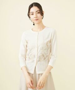 Sybilla / シビラ カーディガン・ボレロ | ガーデンフラワー刺繍カーディガン
