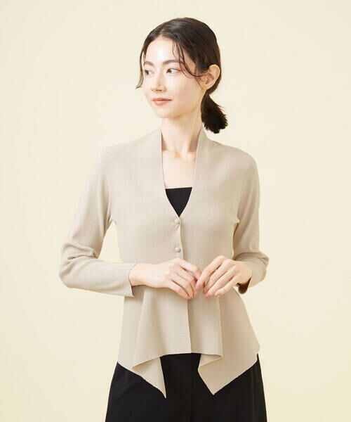 Sybilla / シビラ カーディガン・ボレロ | イレギュラーヘムボタン付きカーディガン | 詳細11