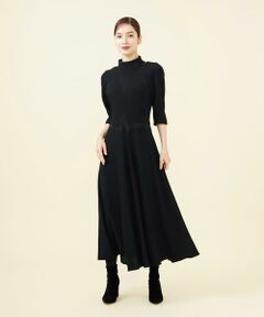 【SMART DRESS】サテンカットワークドレス