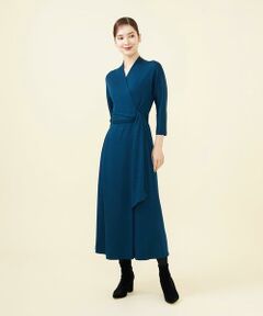 【SMART DRESS】ラップジャージードレス