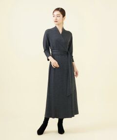 【SMART DRESS】ラップジャージードレス