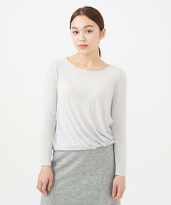 Sybilla / シビラ カットソー | 【PURE】テンセルカシミヤドレープヘムカットソー