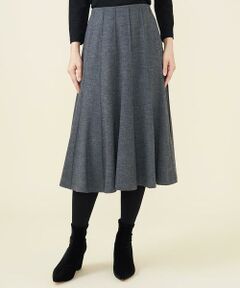 Sybilla / シビラ ロング・マキシ丈スカート | ピンタックラインウールスカート
