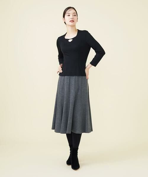 Sybilla / シビラ ロング・マキシ丈スカート | ピンタックラインウールスカート | 詳細10