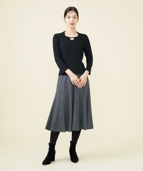 Sybilla / シビラ ロング・マキシ丈スカート | ピンタックラインウールスカート | 詳細11