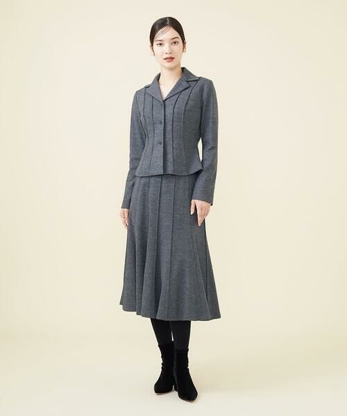 Sybilla / シビラ ロング・マキシ丈スカート | ピンタックラインウールスカート | 詳細14